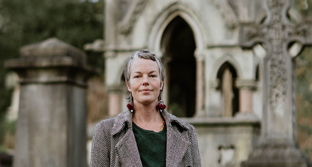 Julie Hall Hall funeral celebrant at woodvale crematorium in Brighton, East Sussex